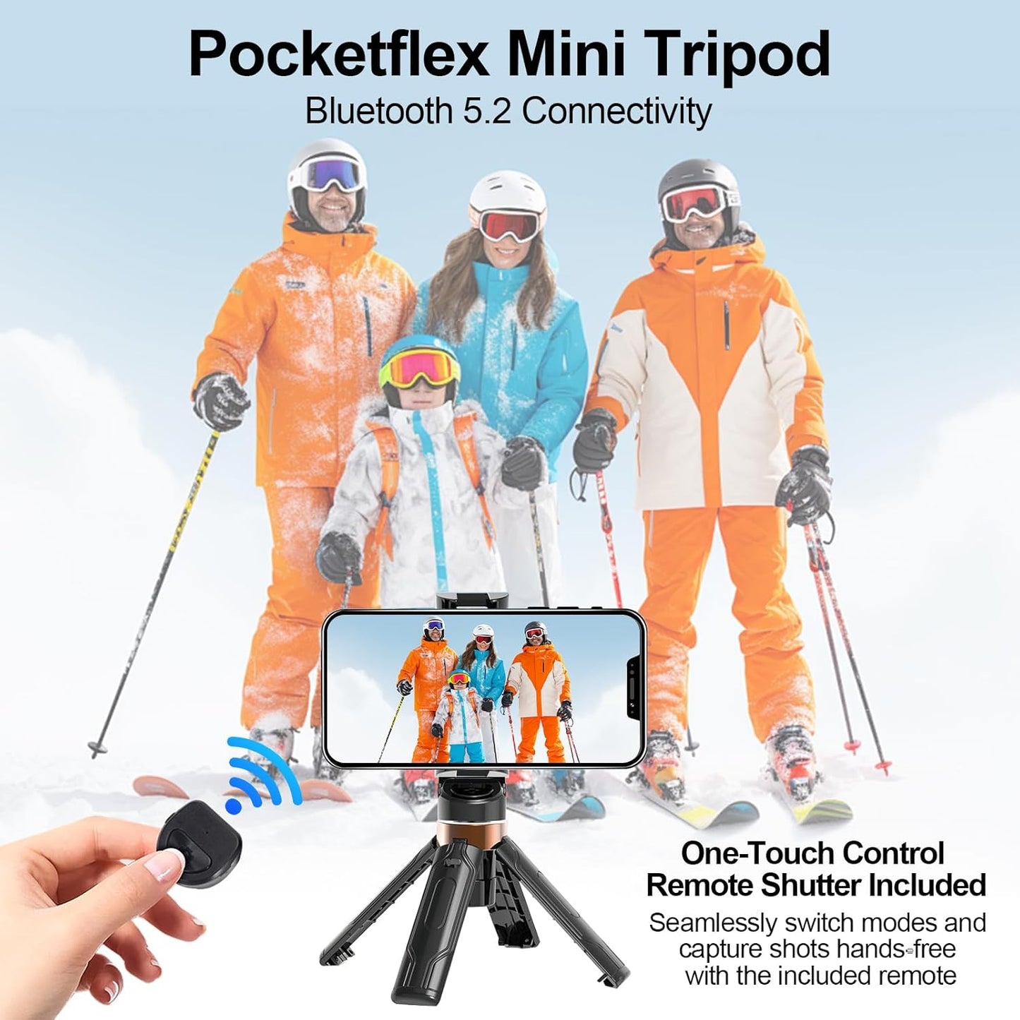 PocketFlex 360 Rotating Travel Selfie Stick™