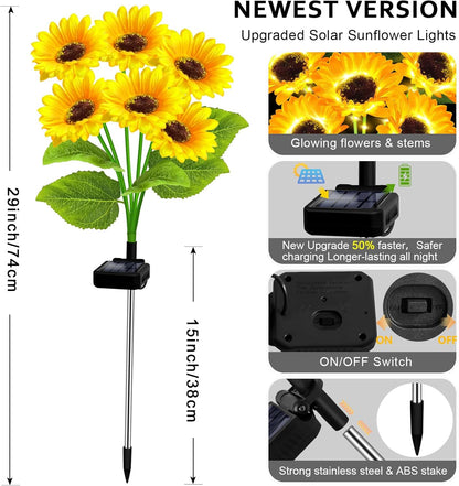 Solar Sunflower Lights™