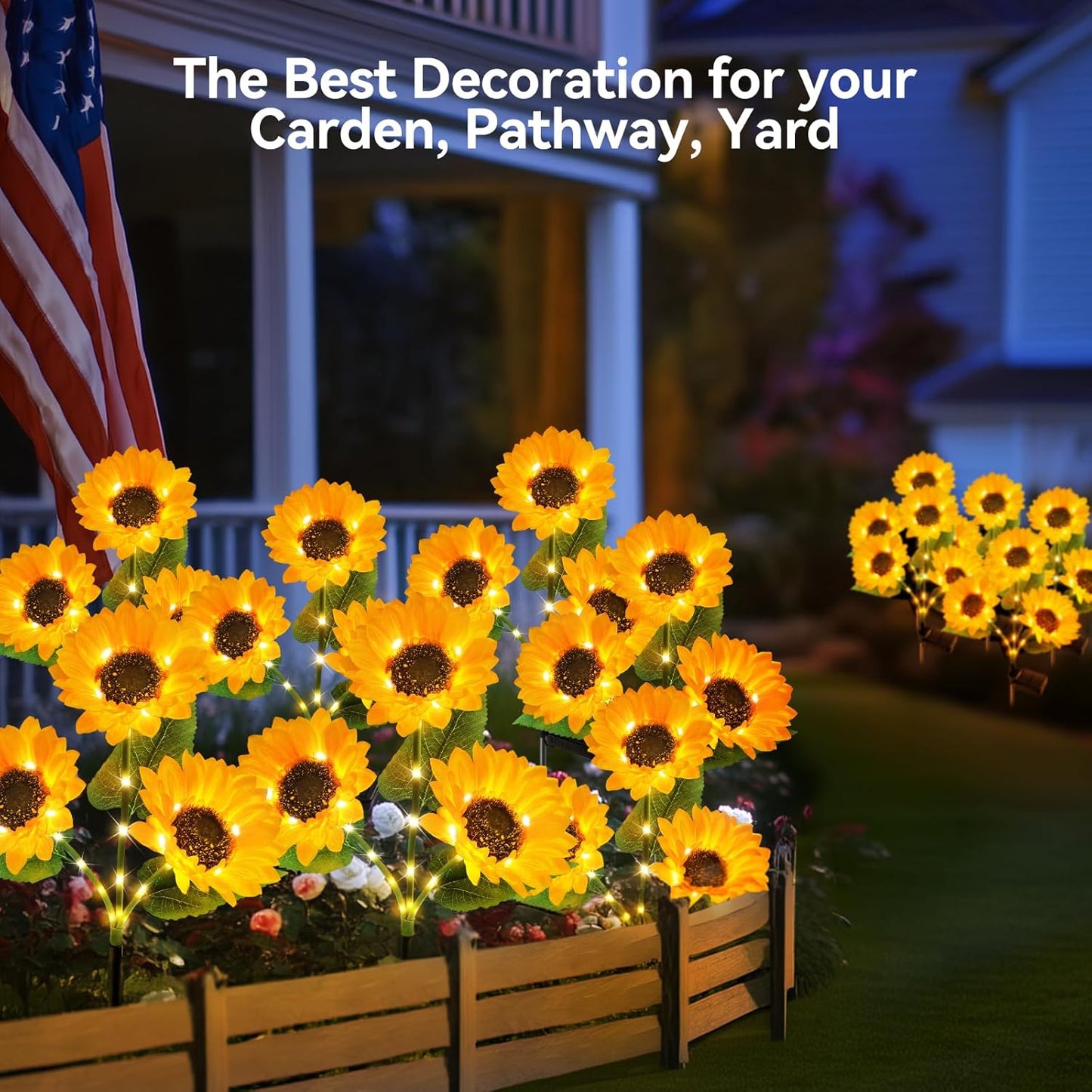 Solar Sunflower Lights™