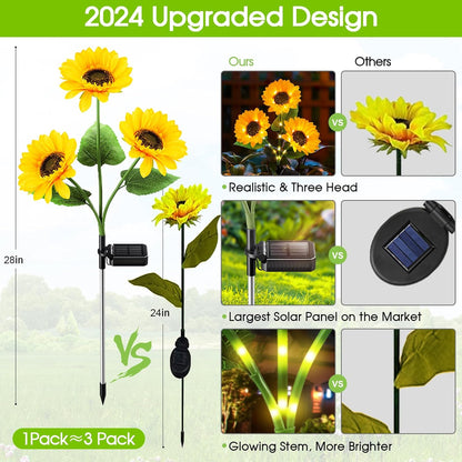 Solar Sunflower Lights™