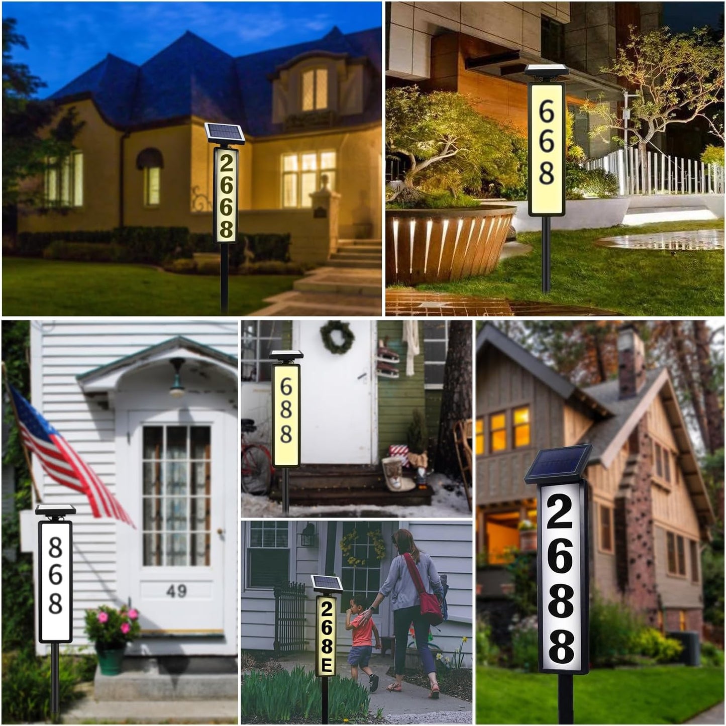 Bright Solar Address Sign™