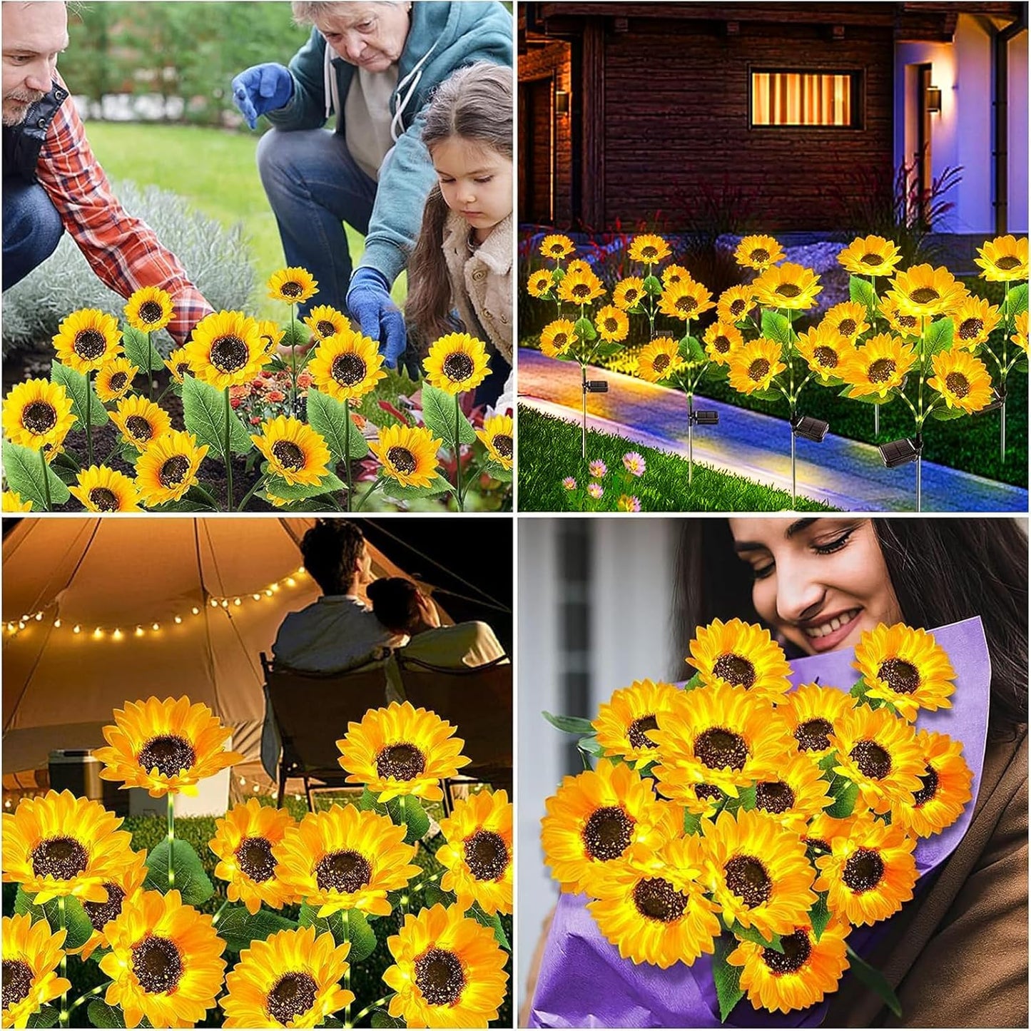 Solar Sunflower Lights™