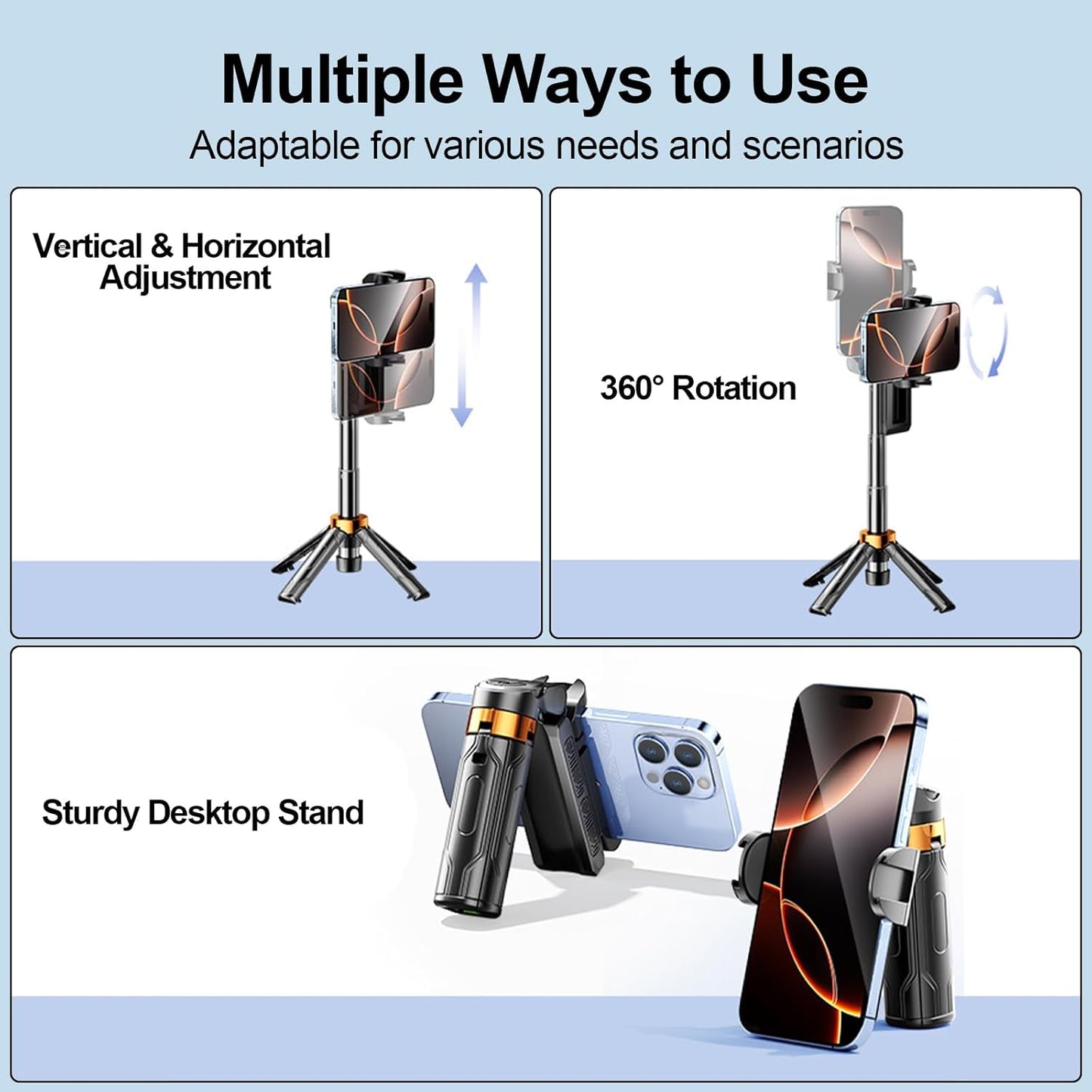 PocketFlex  360 Rotating Travel Selfie Stick™