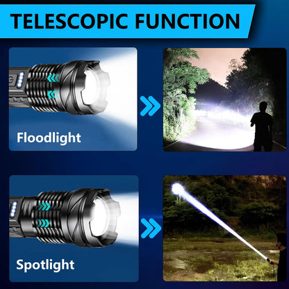 Tactical LED Super Bright Rechargeable Flashlight™