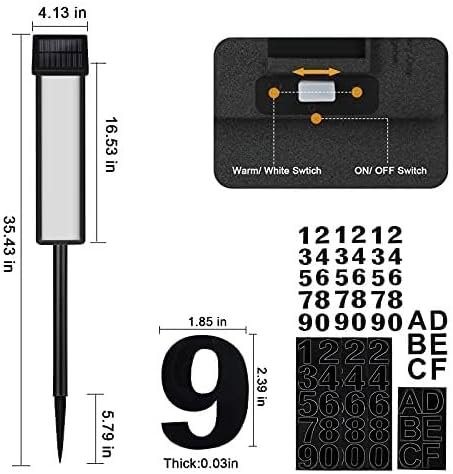 Bright Solar Address Sign™
